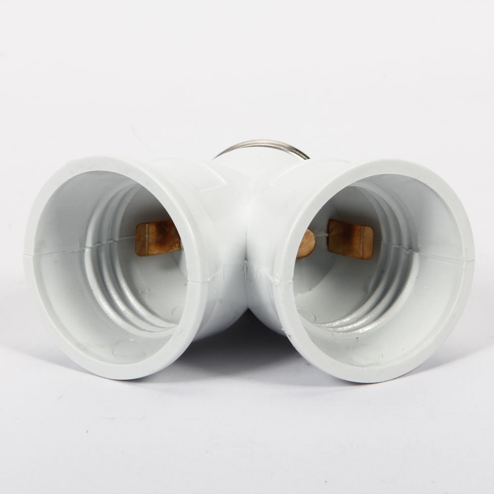 4 Pieces 2 in 1 Socket Splitter Adapter For E26/E27 Medium Socket gallery