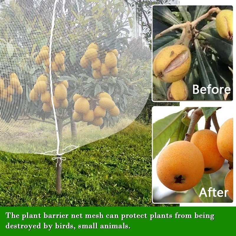 Fruit Tree Netting Covers with Zipper to Protect from Squirrels and Birds Large gallery
