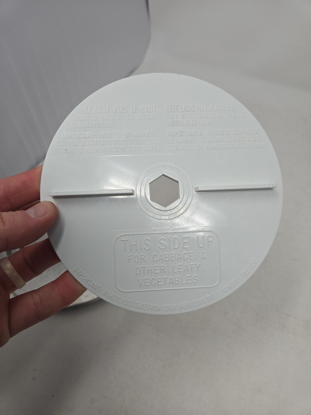 Hamilton Beach Reversible Slice Shred Disc Set 70700 702R 702-7 704-5 Parts gallery