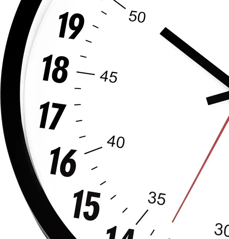 Foxtop 24 Hour Wall Clock 12 Inch Quartz Battery Operated Round Analog Wall Time gallery
