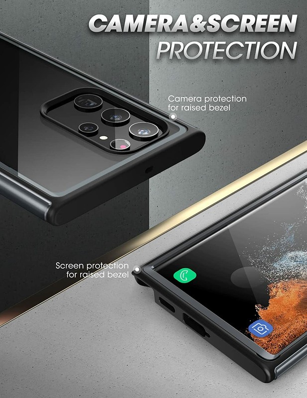 SUPCASE EdgePro Frame Case Built-in Screen Cover For Samsung Galaxy S22 Ultra 5G gallery
