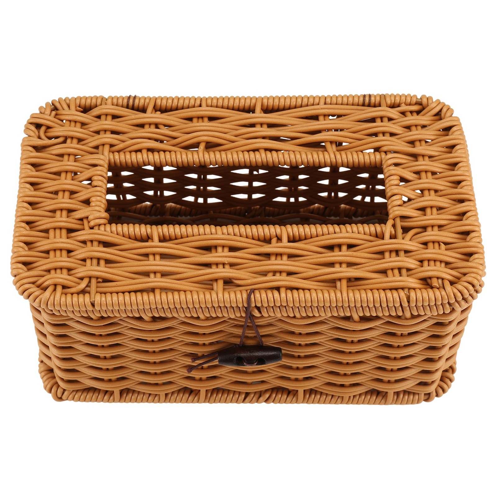 Rattan Rectangular Tissue Box Cover - Boho Decorative Woven Tissue Holder3010 gallery