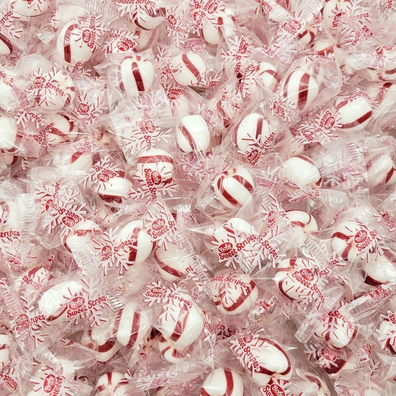 Bob's Sweet Stripes, Individually Wrapped, Soft Peppermint Bulk Candy (4 Pounds) gallery