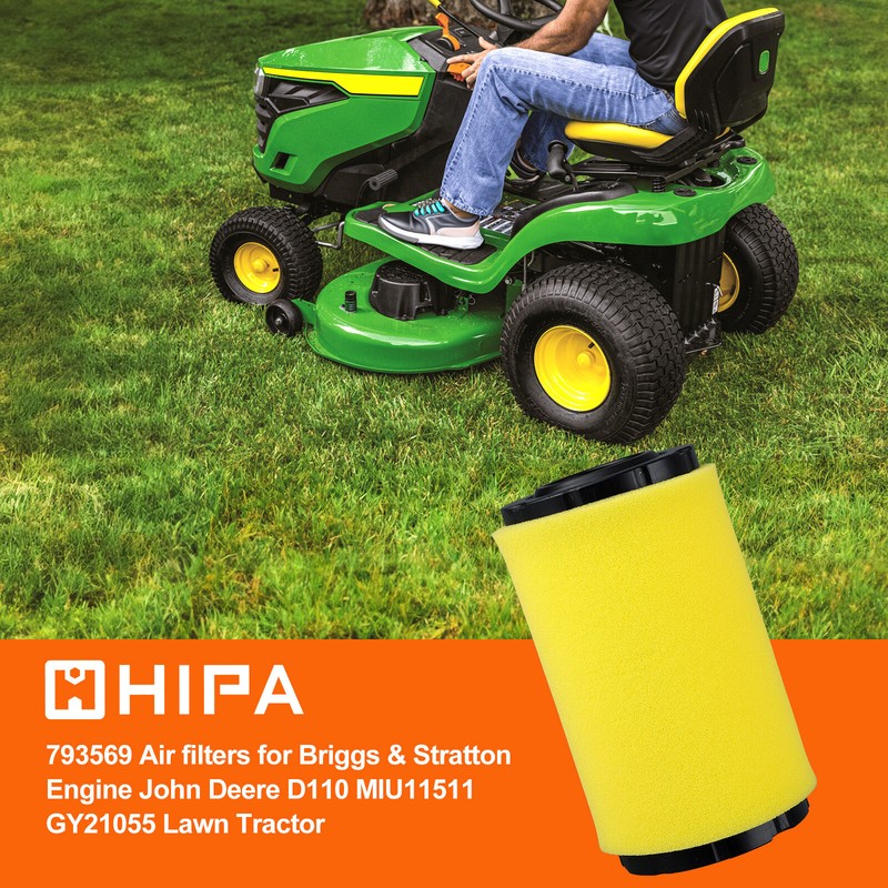 2 Pc Air Filter & Pre Filter for Briggs & Stratton 20-21HP Engine 793569 793685 gallery