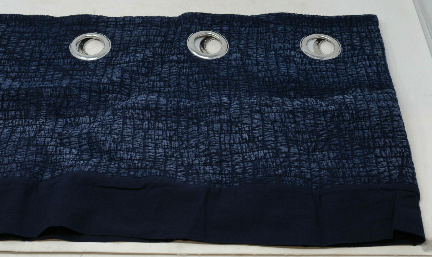 Weave Ink 100% Cotton Blue Valance 54 in x 16 in gallery