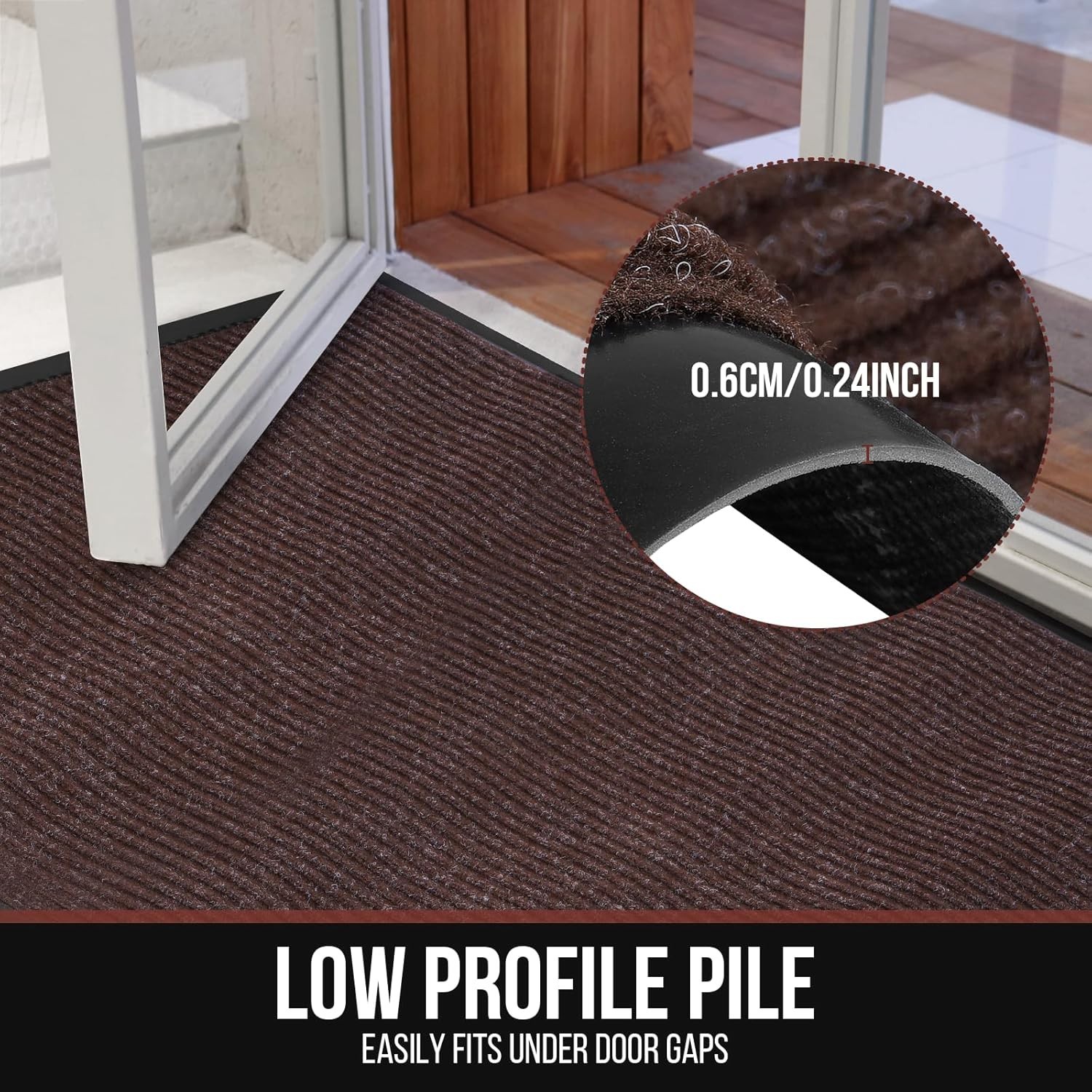 NEW Commercial Door Mat Runner Rug 3x16.4Ft Outdoor Carpet PVC Backing▋ gallery