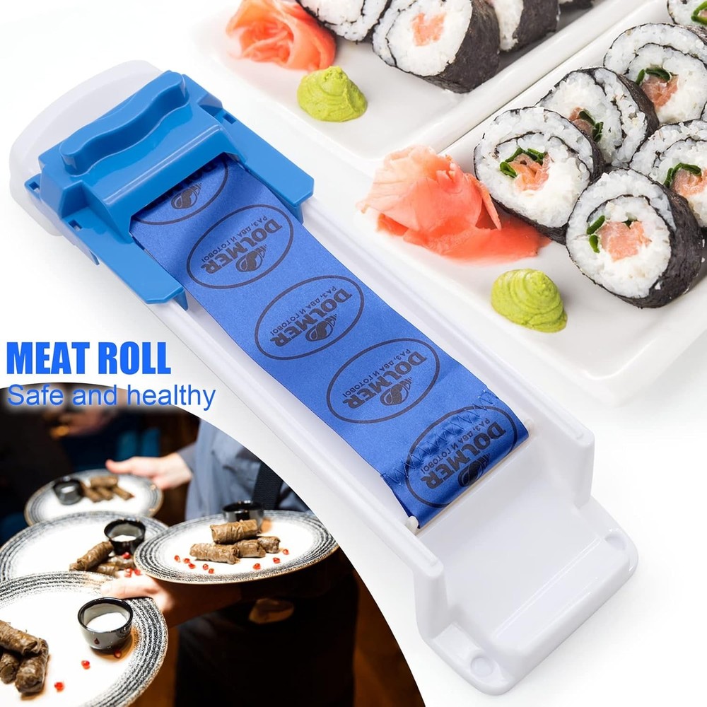 Easy Grape Cabbage Leaf Roller Machine for Stuffed Vegetable Meat Rolling Tool