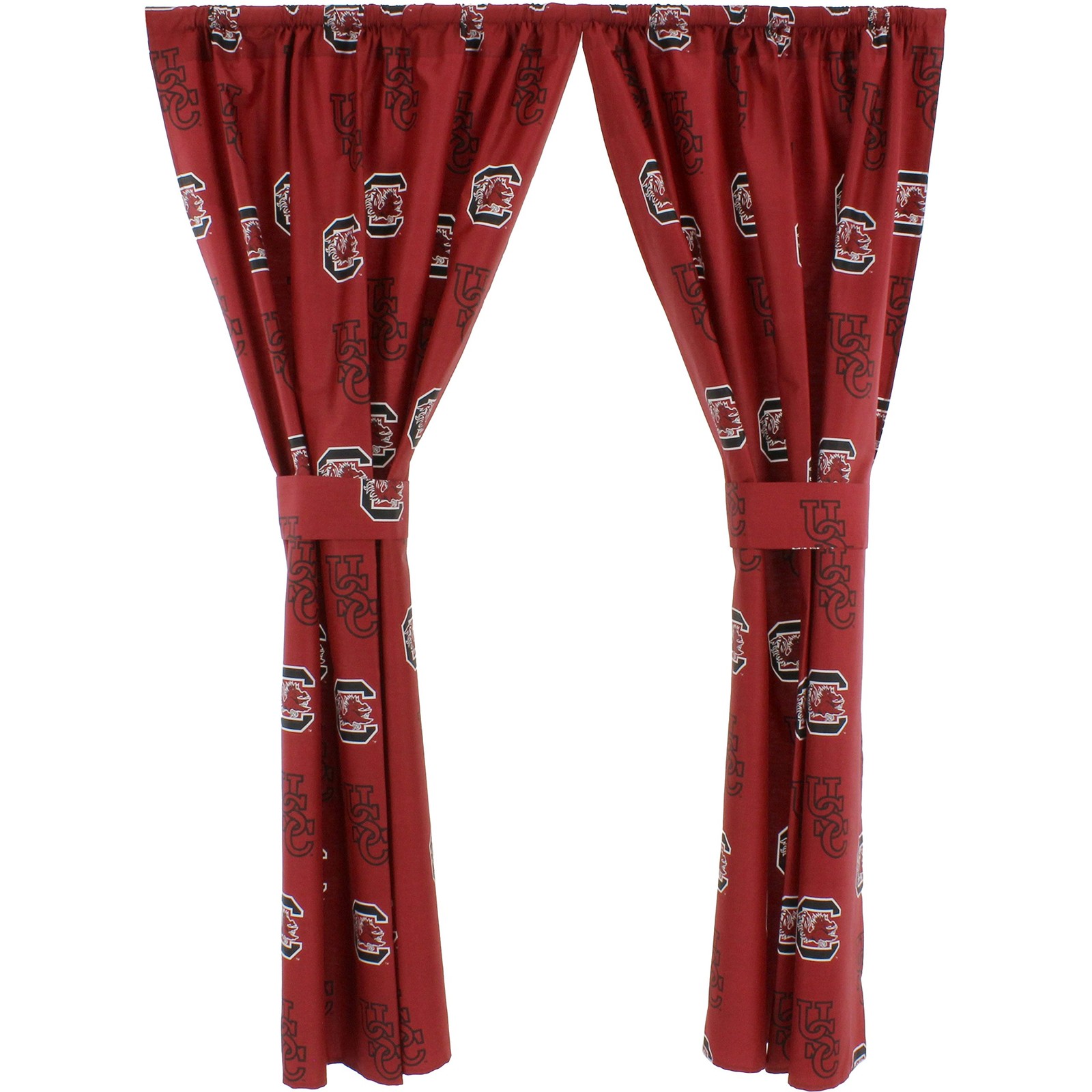 College Covers Everything Comfy South Carolina Gamecocks Curtain Panel Set, 2 Pa gallery