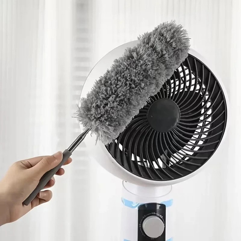 Microfiber Duster Soft Feather Dusting Brush Household Extendable Cleaning Tool gallery