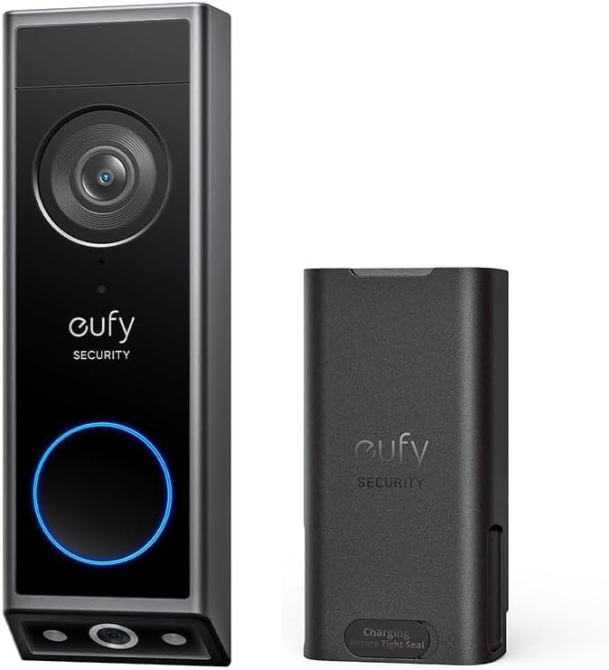 eufy Security 2K Video Doorbell Camera E340 Full HD Extra Battery HomeBase S380 gallery