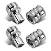 Pressure Washer Garden Hose Adapter 3/4" to 1/2" Quick Connect Kit 4Pcs gallery