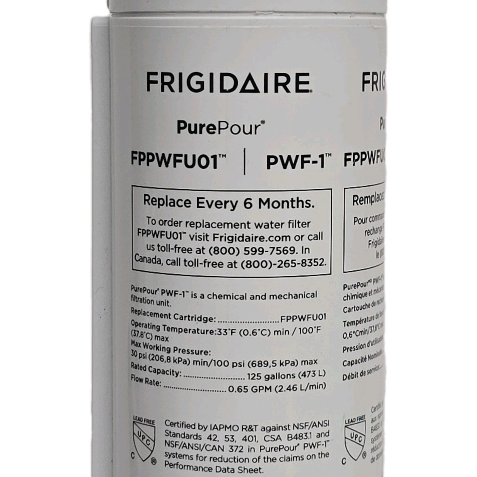 Frigidaire Purepour FPPWFU01 Water & Ice Refrigerator Filter PWF-1 NEW gallery