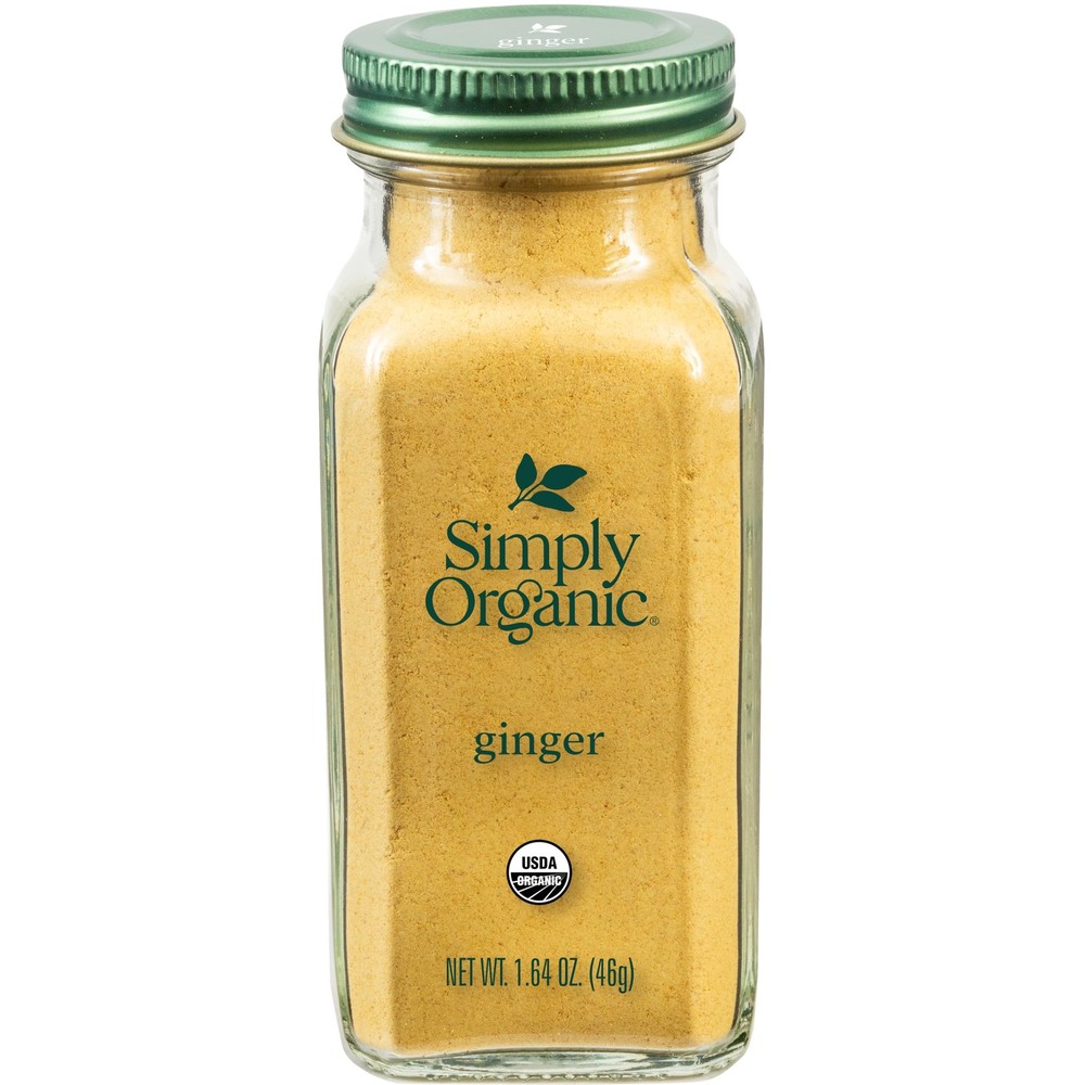 Simply Organic Ground Ginger Root, 1.64 Ounce, Non ETO, oz (Pack of 1)