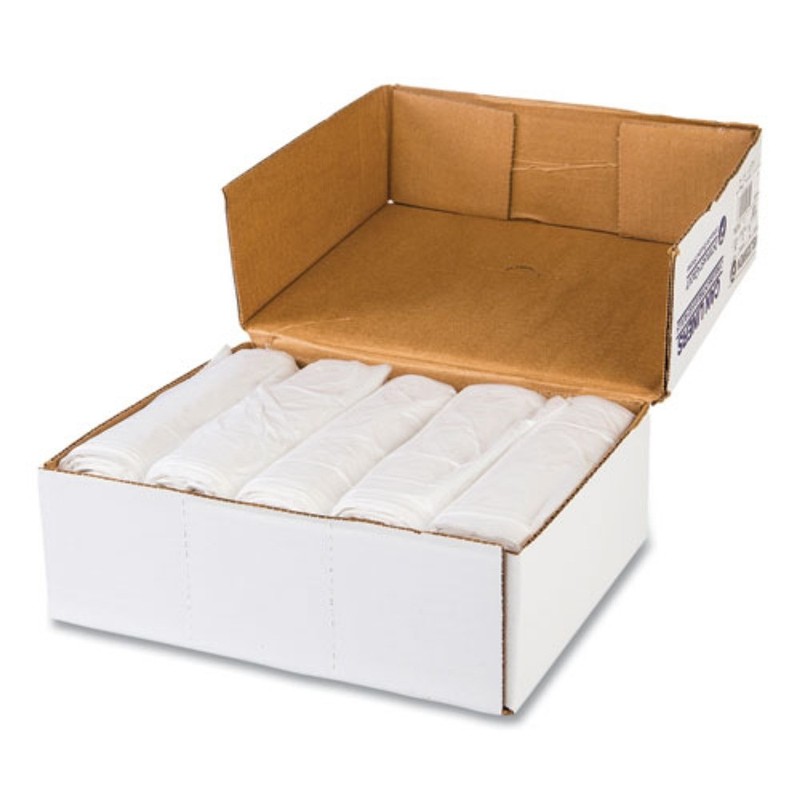 Inteplast Group VALH2433N8 HD 16 gal COMM Can Liners - Clear (1000/Carton) New gallery
