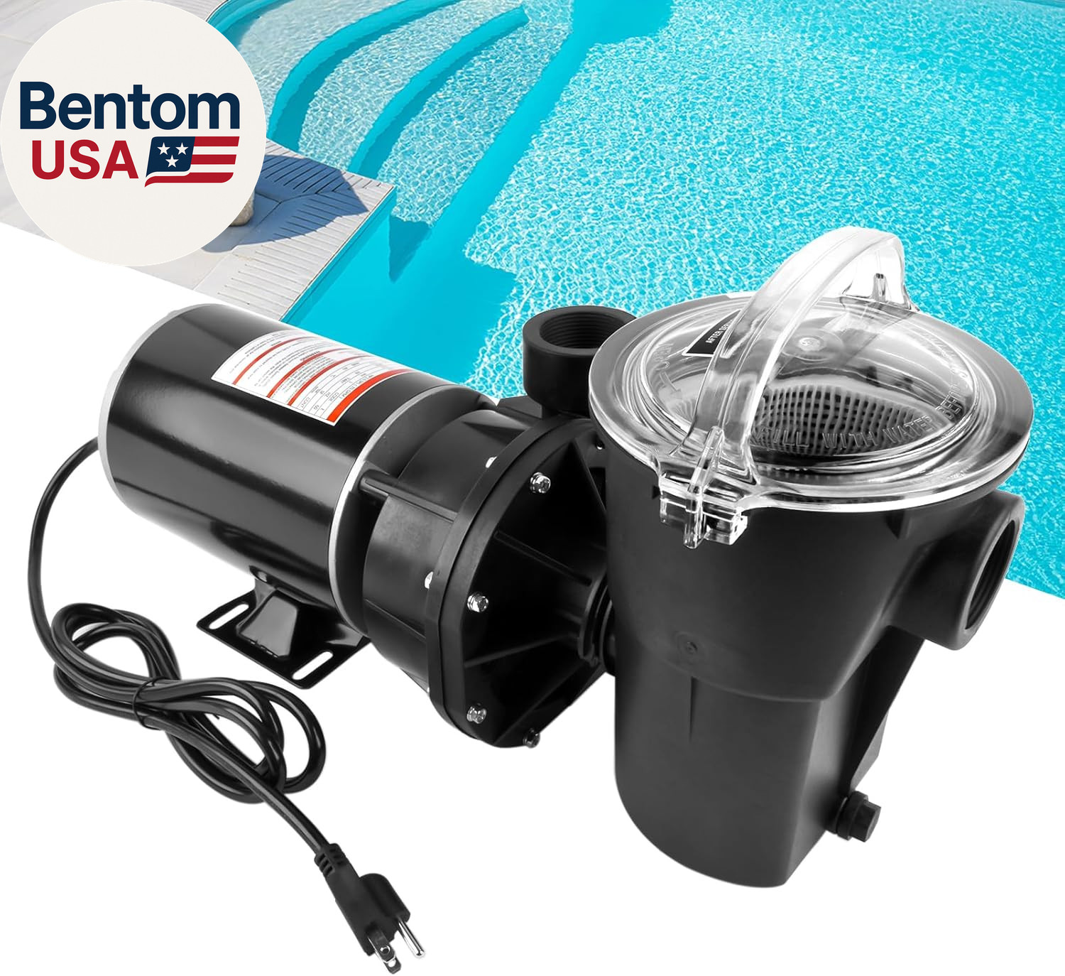 Replacement for Hayward W3SP1580X15 Powerflo LX 1.5 HP Pool Pump, Single Speed A gallery