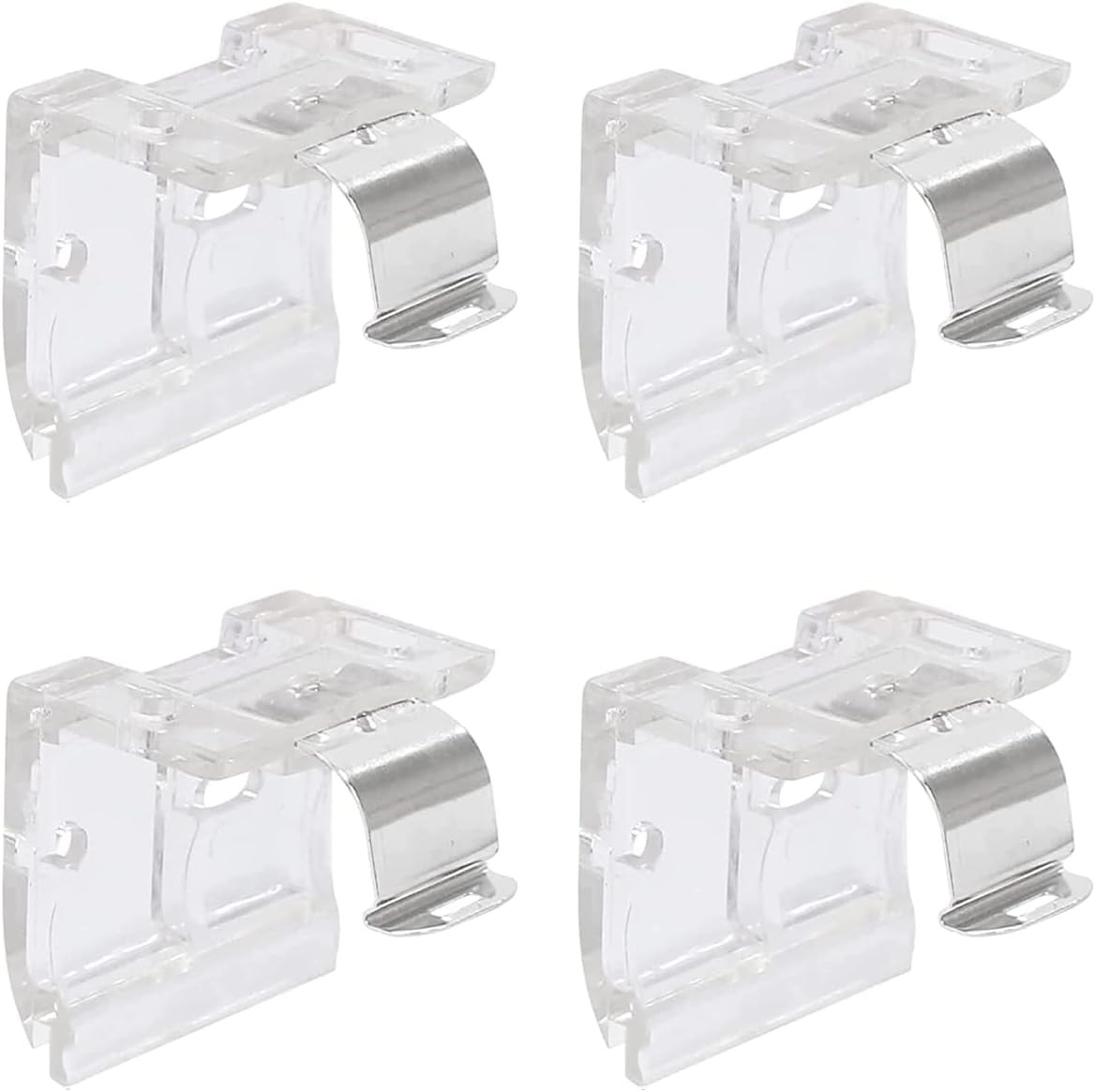 4 Pcs Cordless Shade Mounting Bracket with Metal Clips for 1" 25mm for PVC Co... gallery
