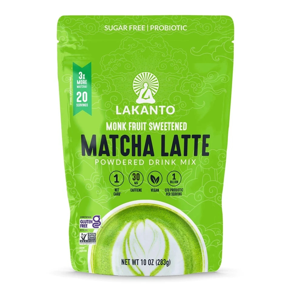 Sugar Free Matcha Latte - Green Tea Powder with Shelf Stable Probiotics and F... gallery