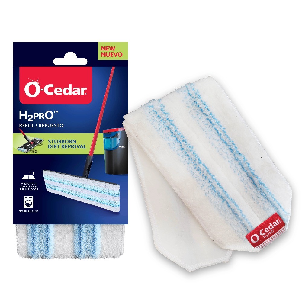 new O-Cedar H2prO Microfiber Flat Mop Head Replacement Machine Washable