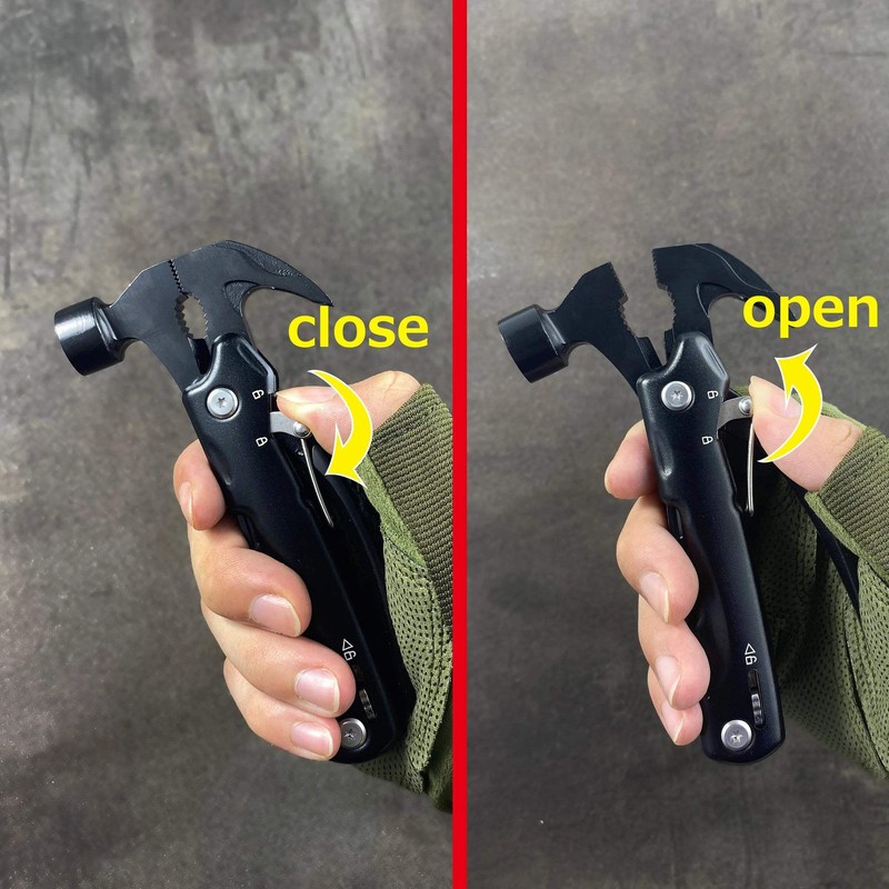 Multi-functional claw hammer, multi-purpose mini hammer, outdoor camping and mou gallery