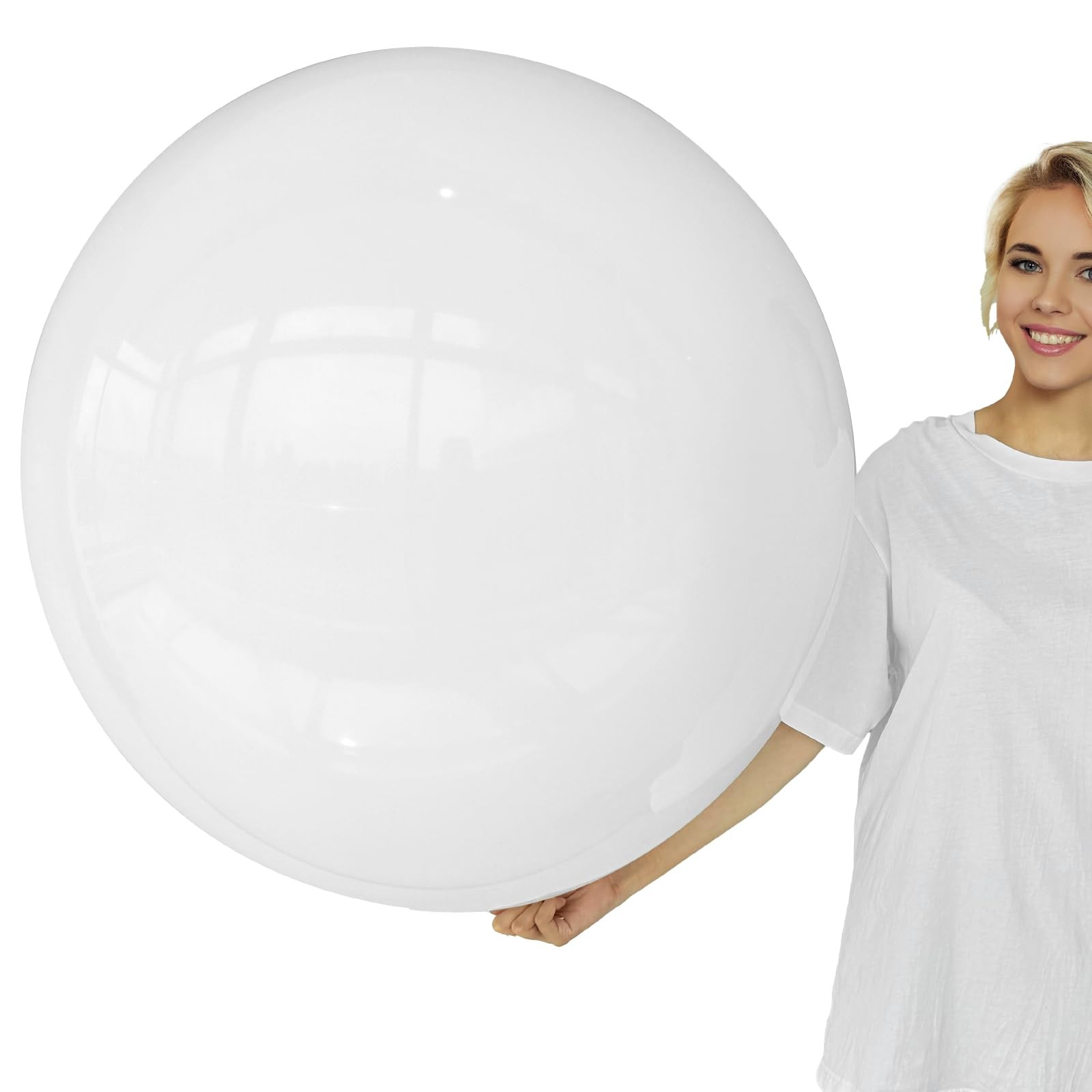 36 Inch White Balloons Giant Balloons Jumbo White Latex Balloon Extra Large ... gallery