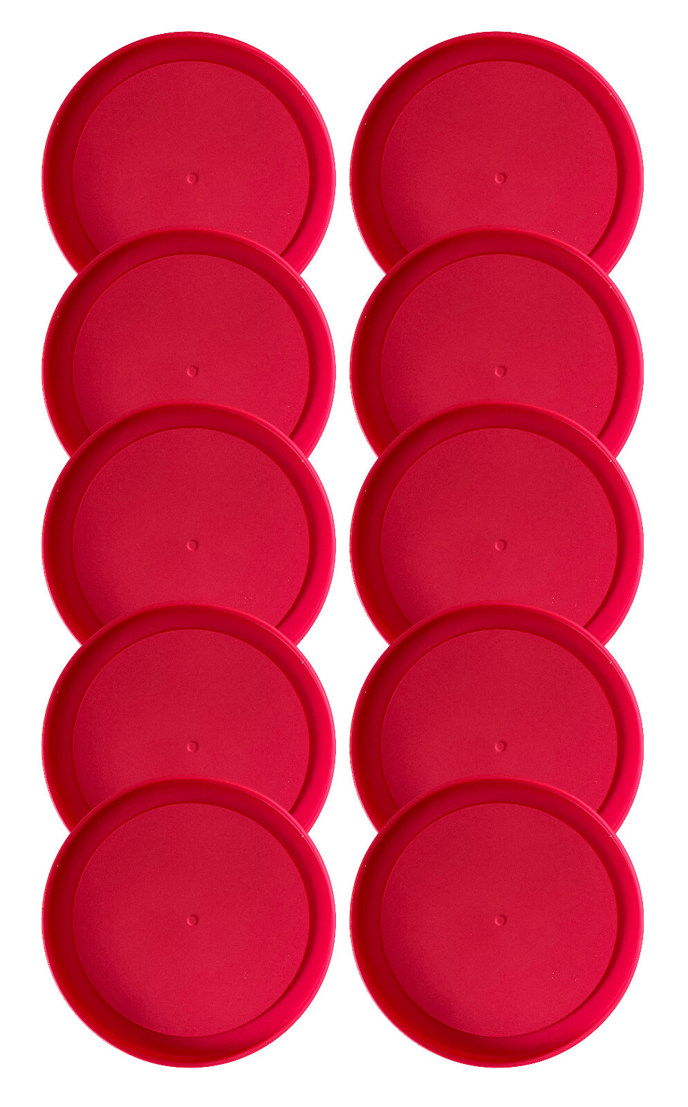 10 Replacement Lids Covers for Pyrex 2-Cup Glass Containers, 5-Inch 7200-PC RED gallery