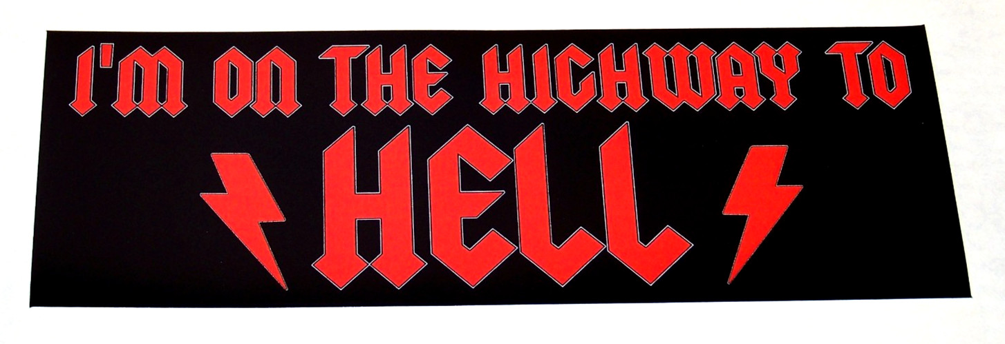 AC/DC - LARGE Die Cut Bumper Sticker Decal Official Heavy Metal Rock Band ACDC gallery