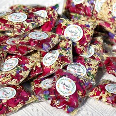 52 Pack Mix Biodegradable Confetti, Real Rose Petals for Weddings Dried Flower