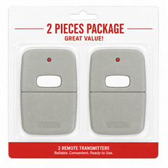 10 Digit Pins EZ Code Remote Control Garage Gate Opener Transmitter 300 MHz (2)