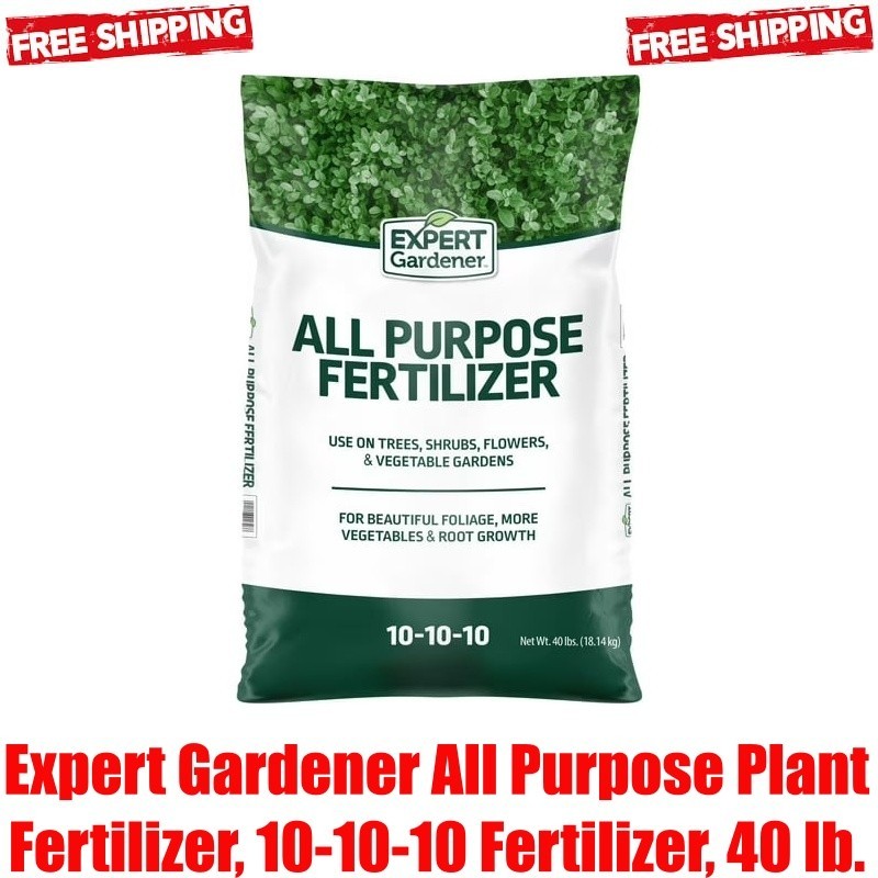 Expert Gardener All Purpose Plant Fertilizer, 10-10-10 Fertilizer, 40 lb. gallery