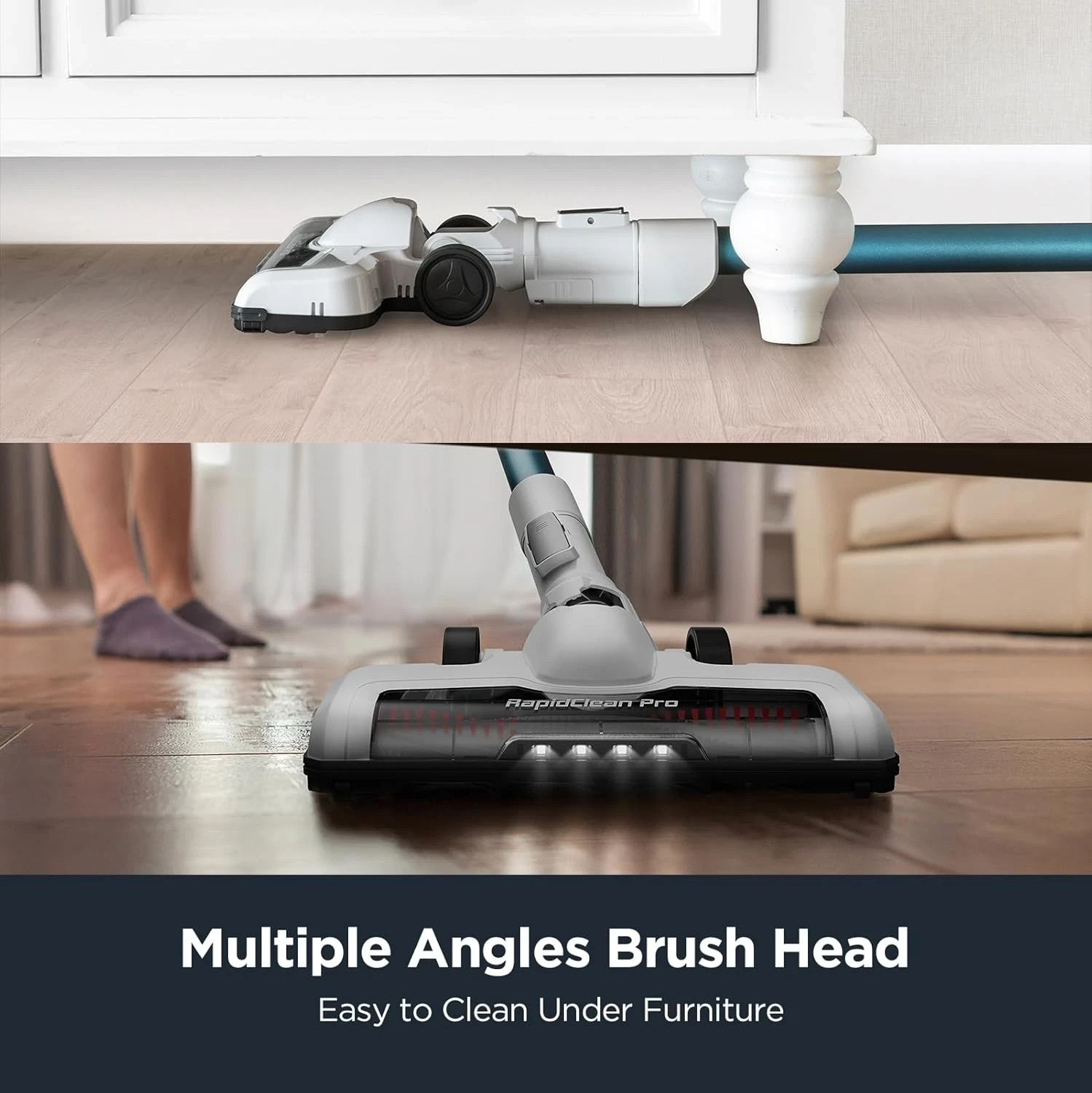 RapidClean Pro NEC280TL Cordless Vacuum, Lightweight, 40-Min Runtime, Pet Hair gallery