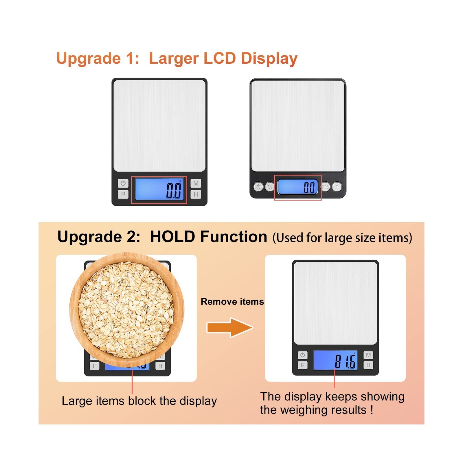 BOMATA Upgraded Small Food Scale, 0.1 g/0.001 oz High Precision... Fast USA SHIP gallery