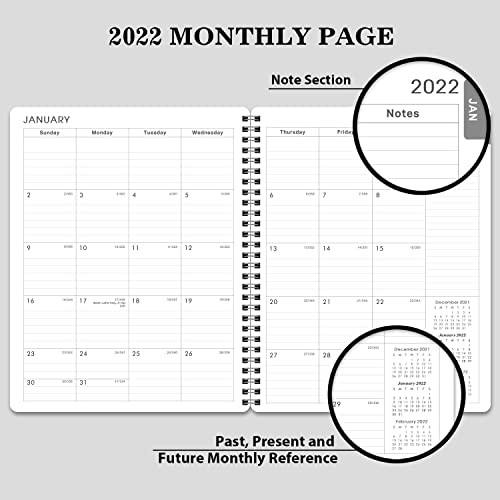2022 Planner - Weekly & Monthly Planner 2022, Jan 2022- Dec 2022, 8" x Gray gallery