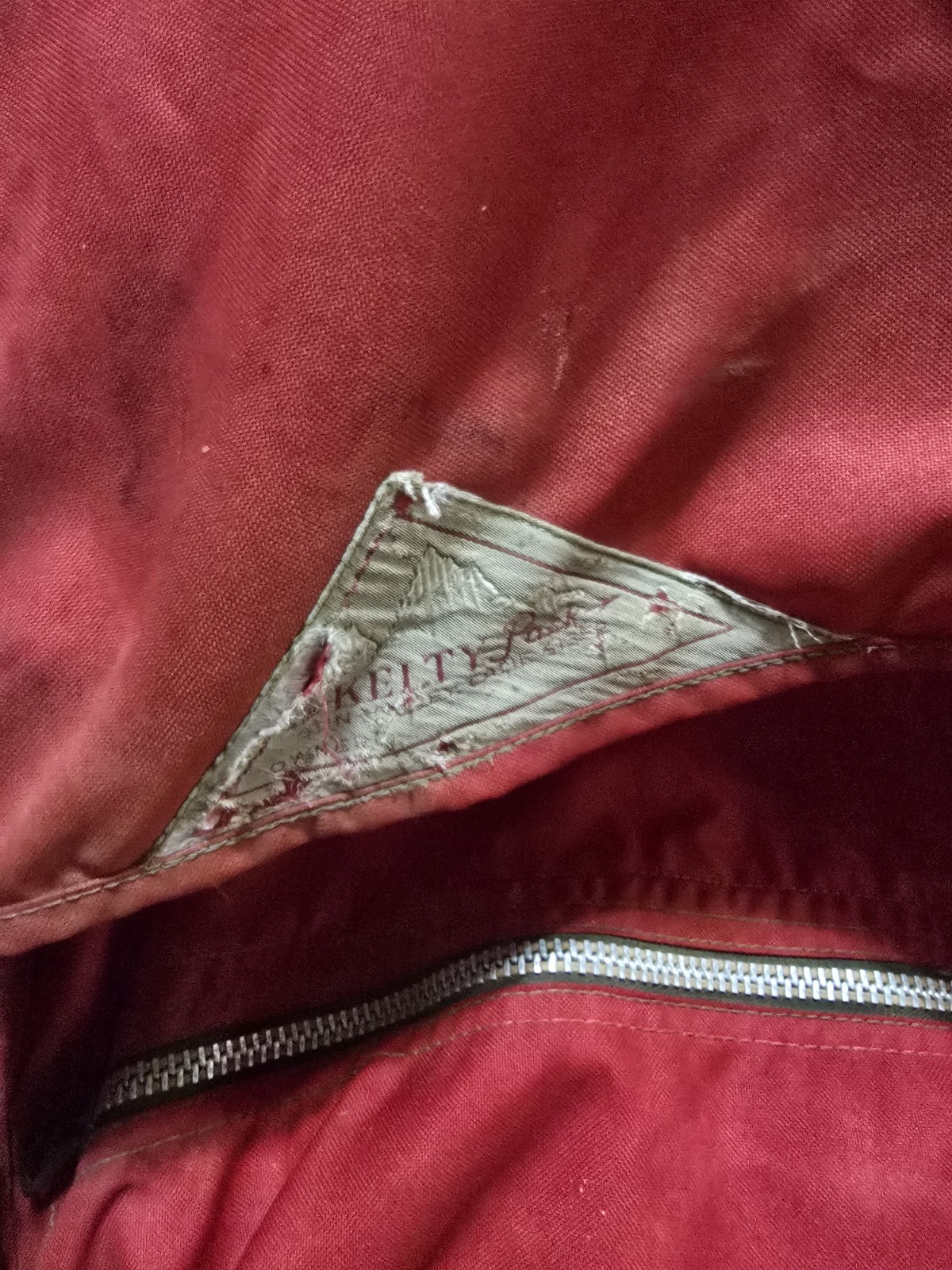 Vintage Kelty External Frame Hiking Camping Backpack Retro Red  4