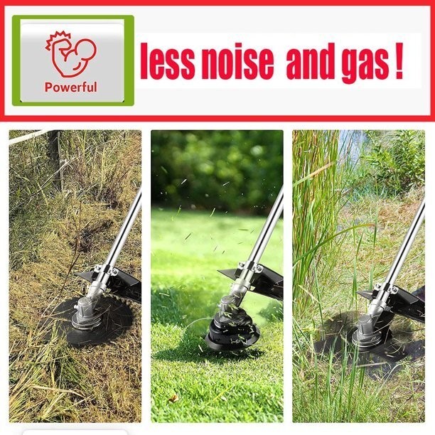 58CC 4 in 1 Grass String Trimmer 2-Stroke Brush Cutter Gas Trimmer Weed Eater US gallery