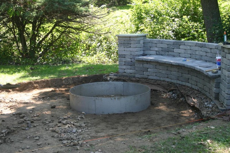 Fire Pit Liner Campfire Ring 40 Diameter x 16" Deep gallery