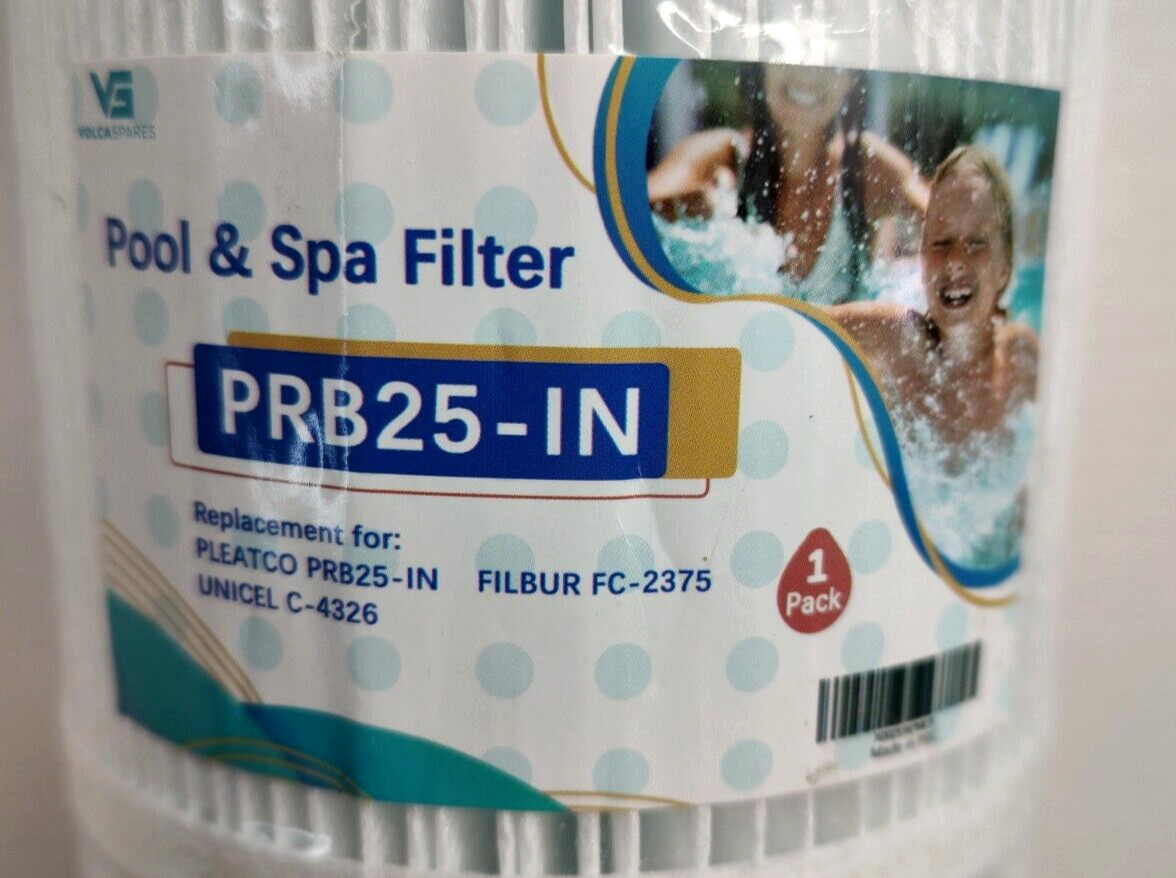 Volcaspares PBR25-IN Pool & Spa Filter Cartridge NIP See Label for Replacements gallery