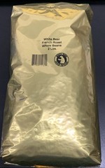 2 Pounds White Bear Whole Bean Coffee Commercial Bag 2LBS BULK Coffee