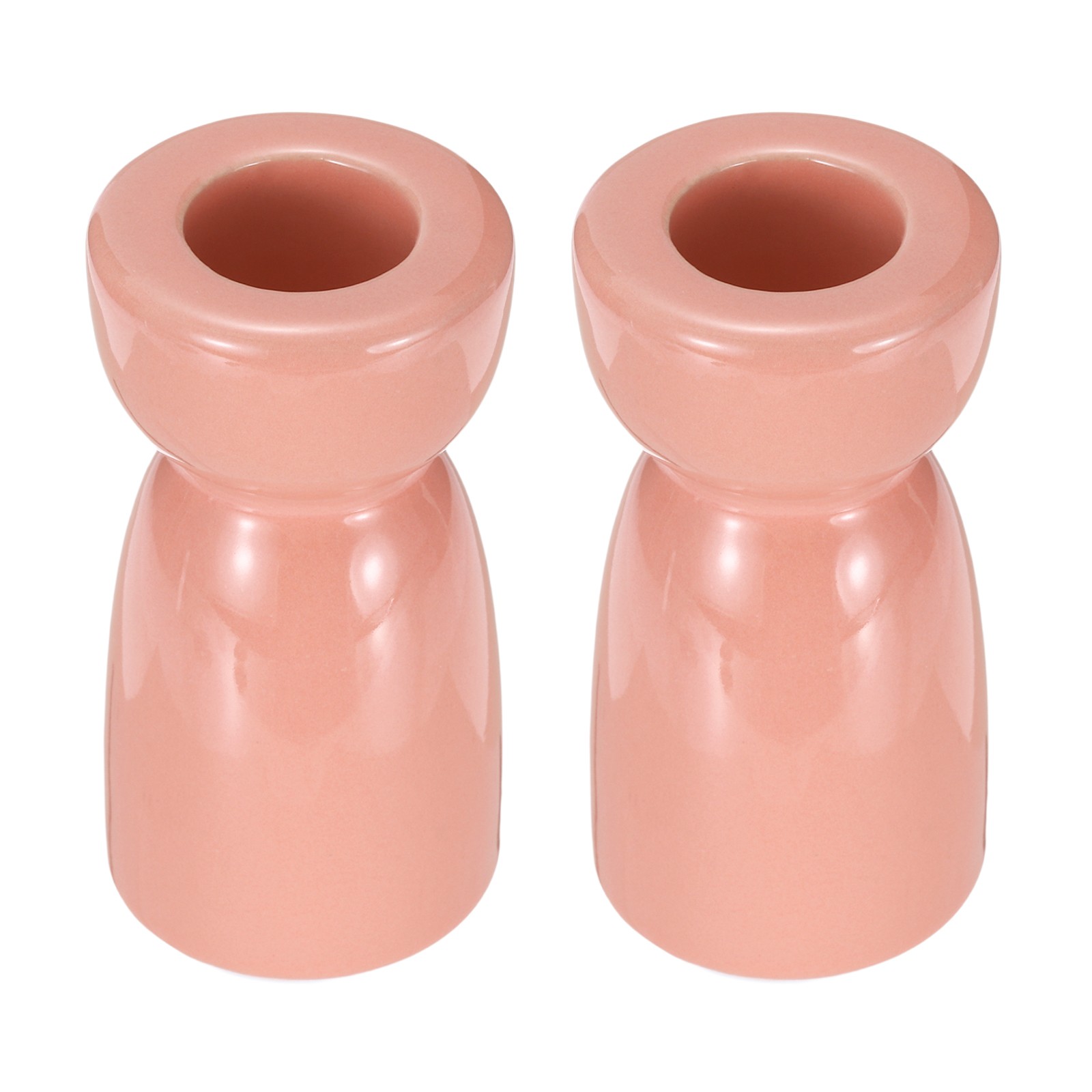 2 Pack Candlestick Holder Bright Pink Candle Holder gallery