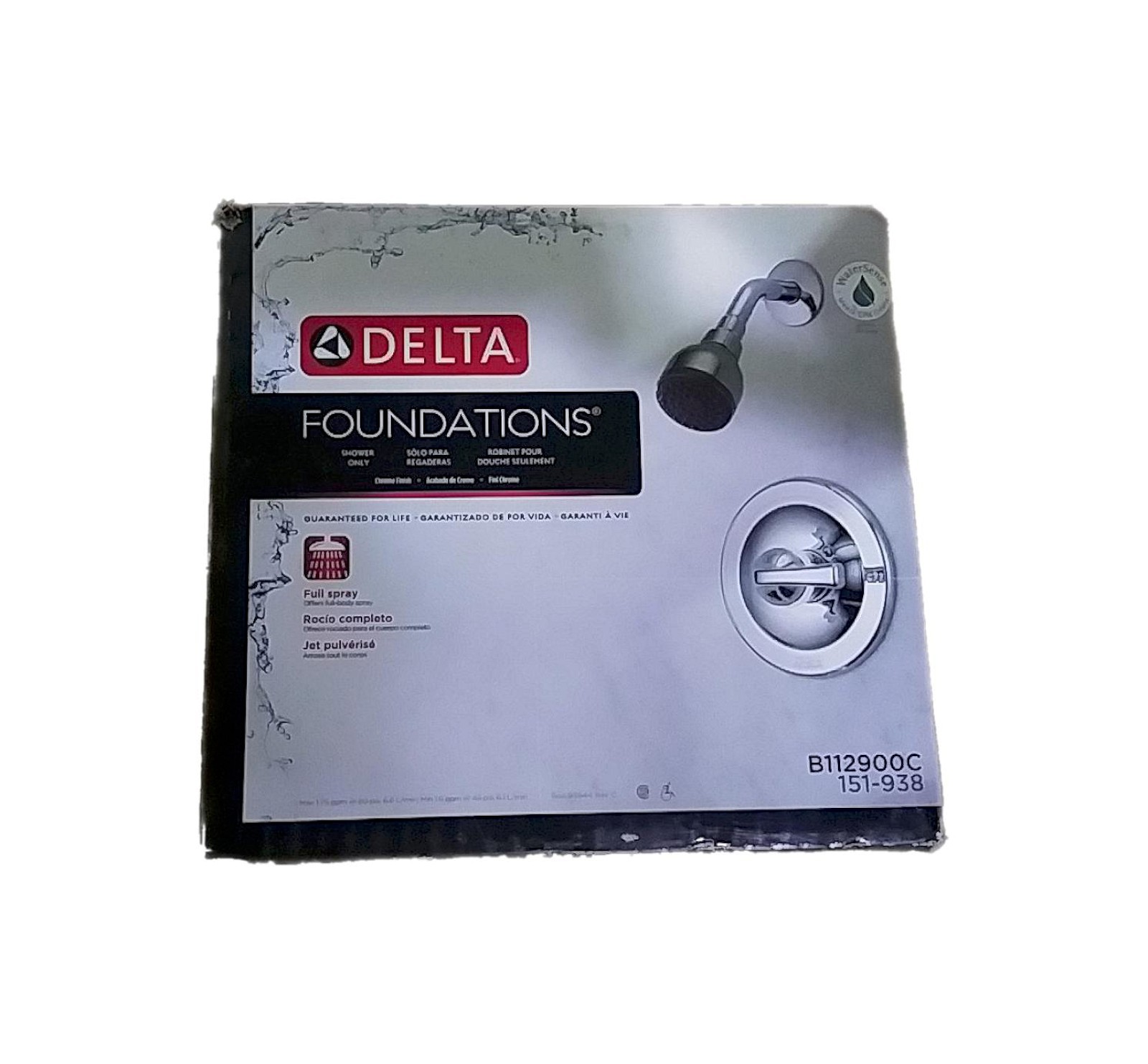 Delta Foundations Single-Handle 1-Spray Shower Faucet in Chrome, Valve Included gallery