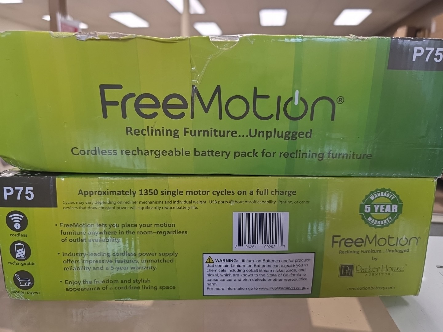 Parker Living - Freemotion 7500 mAh Battery - P75 1 Count gallery