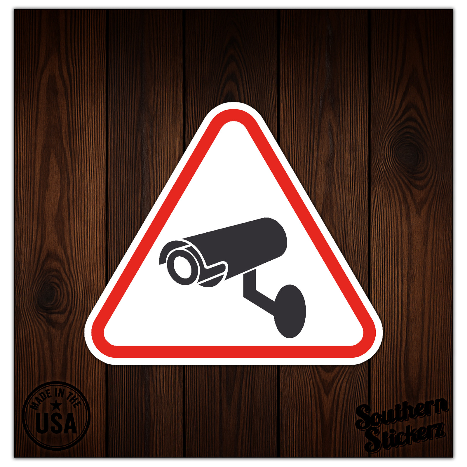 Warning Security Camera - Vinyl Decal Sticker - Car Window Laptop - ebn8619 gallery