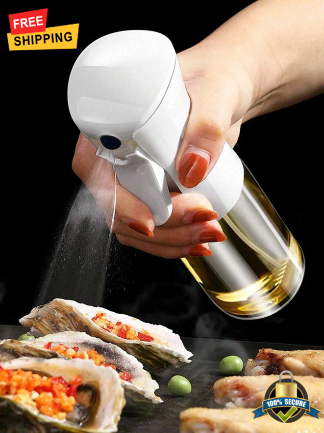 300ml White Oil Sprayer for Cooking, BBQ, Frying, Baking, Kitchen & Camping gallery