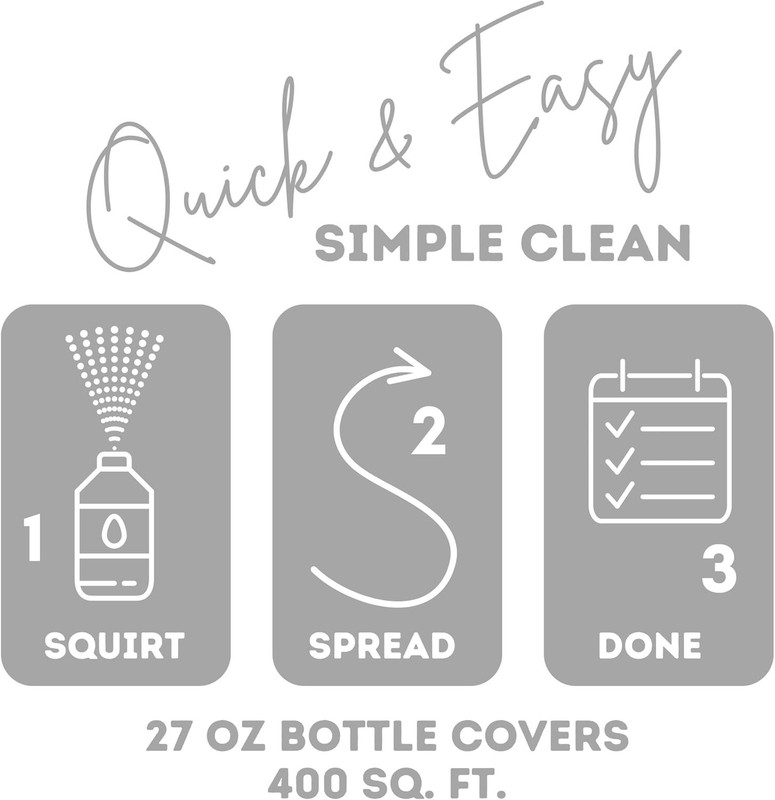 Quick Shine Pure Floor Wax 27oz | A Buffable, Waterproof Finish for Regular and gallery