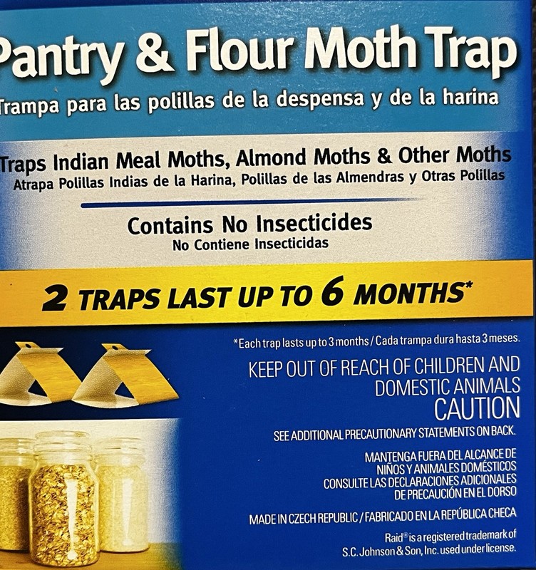 2 Boxes Raid Pantry & Flour Moth Traps. Lasts 6 months. No Insecticides. 4 Total gallery