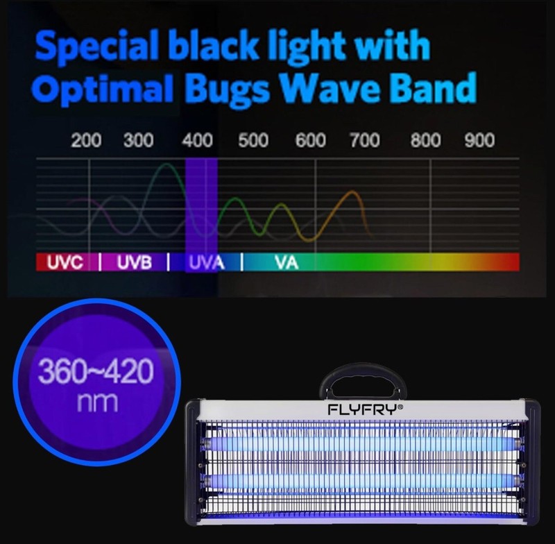 Portable Bug Zapper 40w Large for Restaurant Electric Lamp Mosquito Fly Killer gallery