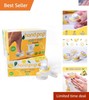 Travel-Friendly Hand Pop Lemon Wipes - 24 Alcohol-Free, Moisturizing Towelettes gallery