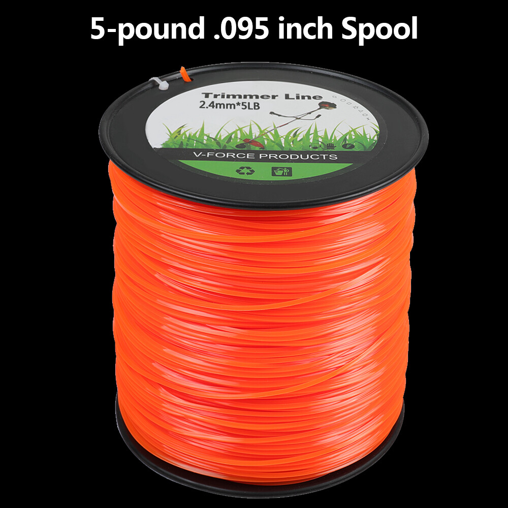 Trimmer Line 5lb .095 Square String Spool Commercial Grade 1850ft Fit Echo Stihl gallery