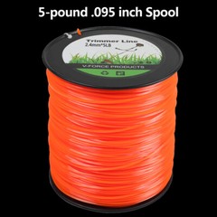 Trimmer Line 5lb .095 Square String Spool Commercial Grade 1850ft Fit Echo Stihl