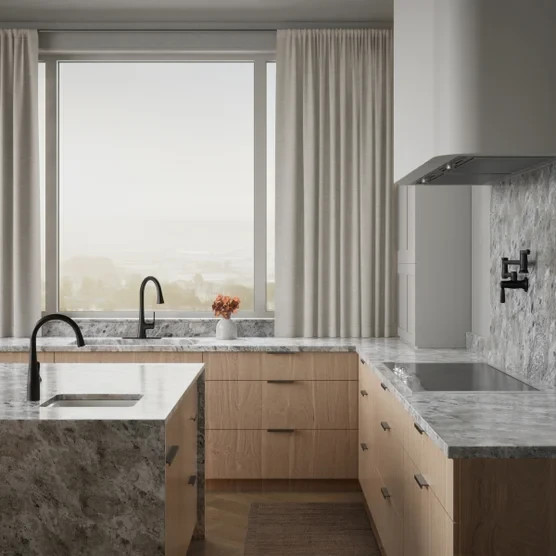 Kohler Guild Pull-down Kitchen Sink Faucet Matte Black R33912-BL 3fun Sprayhead gallery