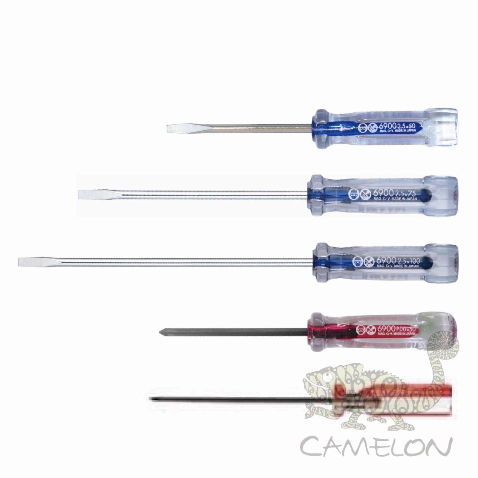 VESSEL CRYSTALINE Screwdriver Precision Type -2.5,+0,00 50-100mm No.6900 gallery